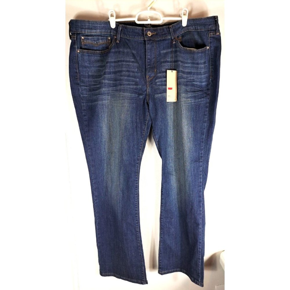 Womens Levis Jeans Slight Curve 37 San Francisco NWT NEW Size Irregular 22 M